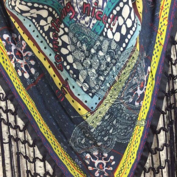 Desigual Womens Designer Lagenlook Bodycon Summer A-Line Dress Gray Size Medium - Picture 3 of 9